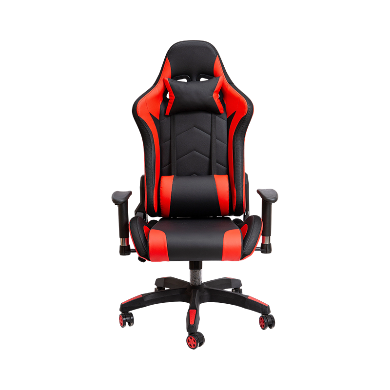 Schwarz-rote Farbkombination, flexibler, langlebiger, normaler Gaming-Stuhl